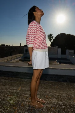 IHARDINA Knitted cardigan