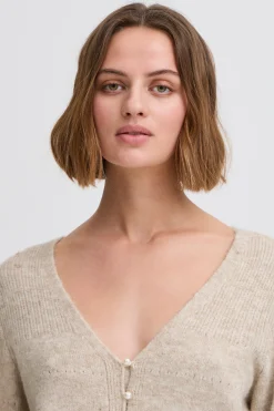 IHBANISE Knitted cardigan