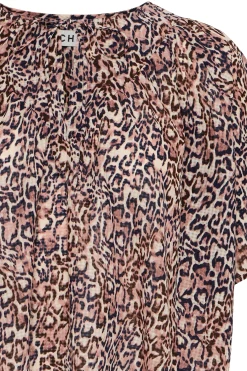 IHSAFARY Blouse with short sleeve