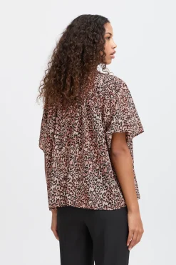 IHSAFARY Blouse with short sleeve