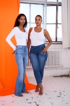 IHTWIGGY FLAIRED HIGH WAIST Jeans