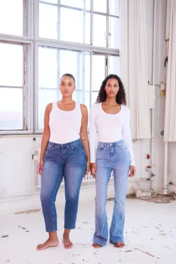 IHTWIGGY FLAIRED HIGH WAIST Jeans