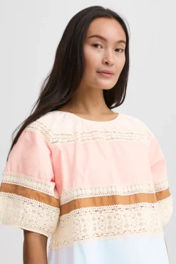 IRALICE Blouse with short sleeve