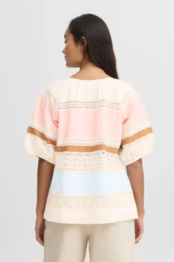 IRALICE Blouse with short sleeve