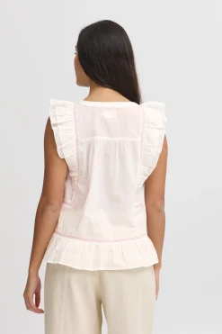 IREMILY Blouse with short sleeve