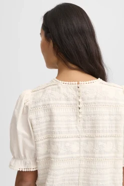 IRGINA Blouse with short sleeve