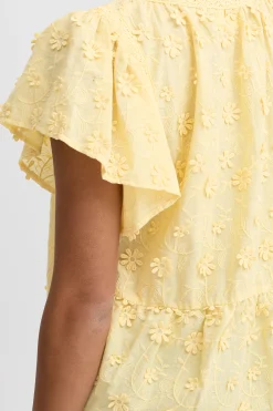 IRLIANE Blouse with short sleeve