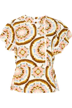 IRLILJE Blouse with short sleeve