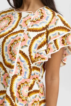 IRLILJE Blouse with short sleeve