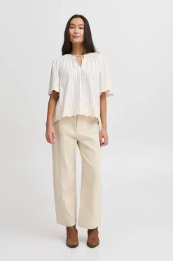 IRMAJA Blouse with short sleeve